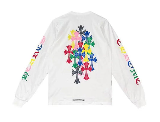 Chrome Hearts
Multi Color Cross Logo Black Long Sleeves T-shirt