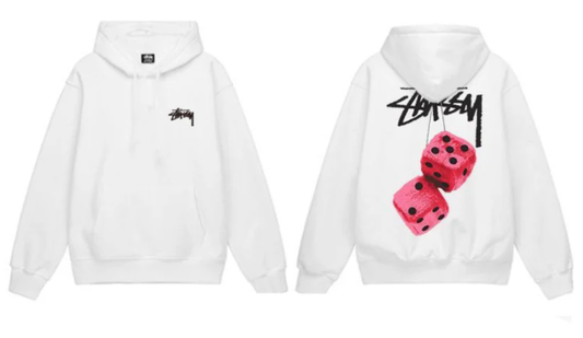 Stüssy Fuzzy dice hoodie